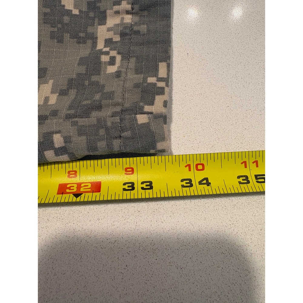 US Army ACU Digital Camo Cargo Pants Sz L Long UCP Tactical Trousers 35-39 Waist - Picture 7 of 11